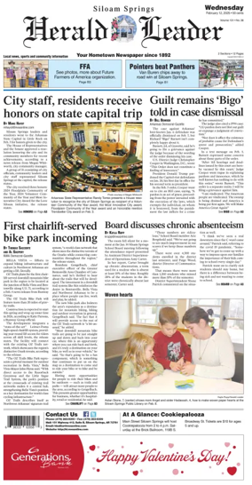 Cover of Siloam Springs Herald Leader
