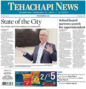Cover of Tehachapi News