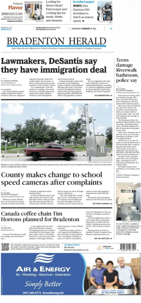 Cover of The Bradenton Herald
