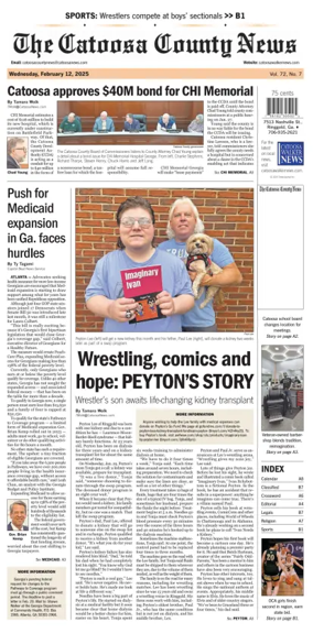 Cover of The Catoosa County News