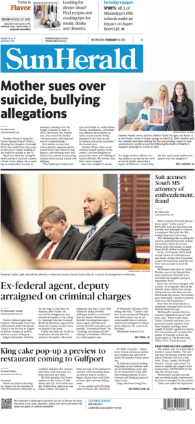 Cover of The Sun Herald