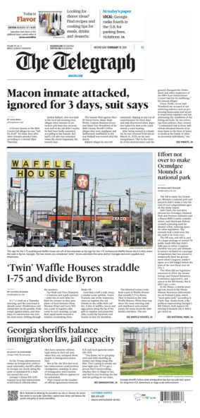 Cover of The Telegraph (Macon)