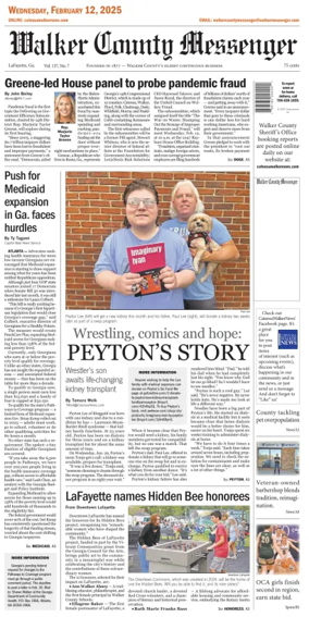 Cover of Walker County Messenger