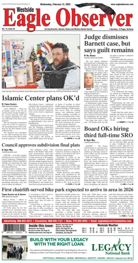 Cover of Westside Eagle-Observer