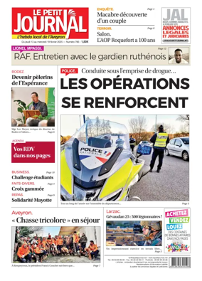 Cover of Le Petit Journal - L'hebdo local de l'Aveyron