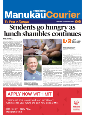 Cover of Manukau Courier