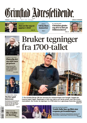 Cover of Grimstad Adressetidende