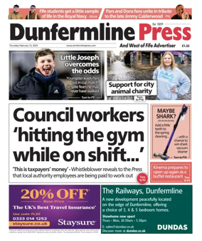 Cover of Dunfermline Press