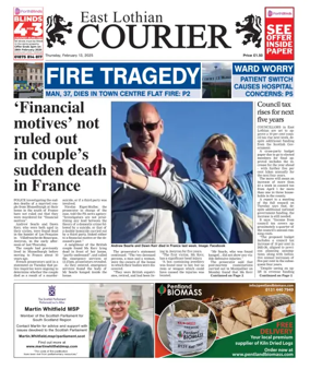 Cover of East Lothian Courier