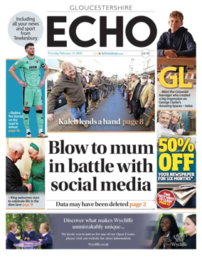 Cover of Gloucestershire Echo
