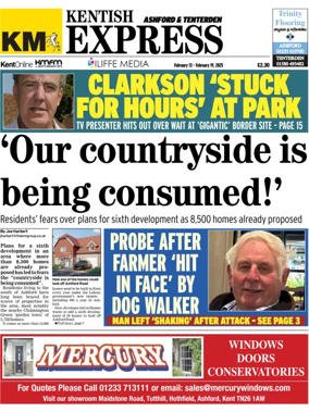 Cover of Kentish Express Ashford & District