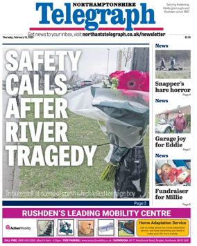 Cover of Northants Evening Telegraph