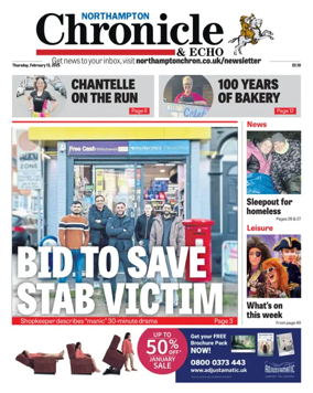 Cover of The Northampton Chronicle and Echo