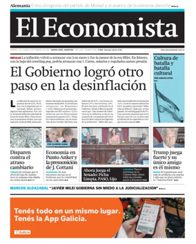 Cover of El Economista (Argentina)