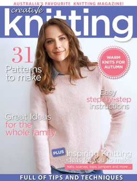 Cover of Creative Knitting (Australia)