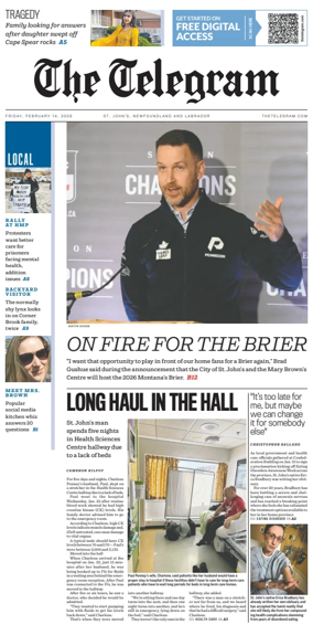 Cover of The Telegram (St. Johnâ€™s)