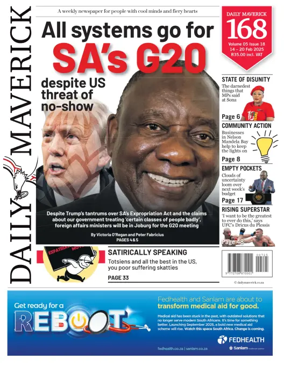 Cover of Daily Maverick