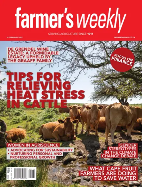 Cover of Farmers Weekly (South Africa)