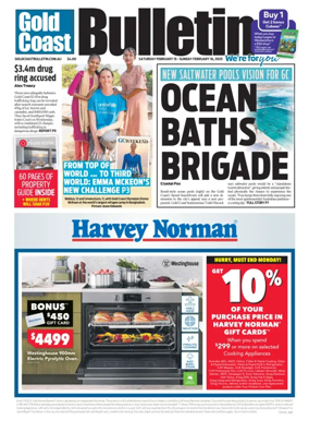 Cover of Weekend Gold Coast Bulletin