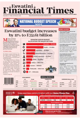 Cover of Eswatini Financial Times