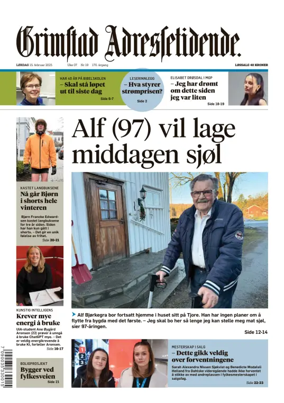 Cover of Grimstad Adressetidende