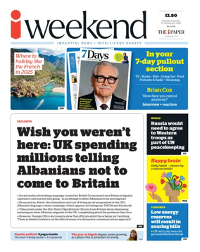 Cover of iNews Weekend
