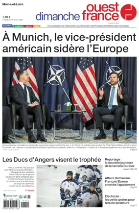 Cover of Dimanche Ouest France (Maine-et-Loire)