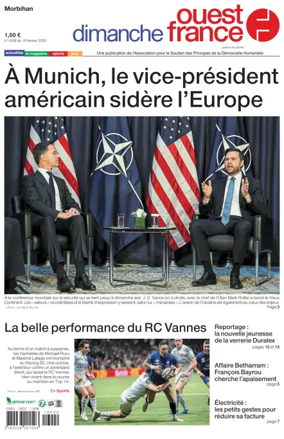 Cover of Dimanche Ouest France (Morbihan)