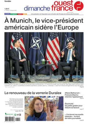 Cover of Dimanche Ouest France (Vendee)