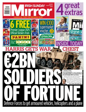 Cover of Irish Sunday Mirror