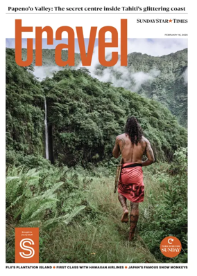 Cover of Sunday Star Times Travel
