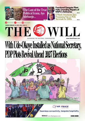 Cover of THEWILL NEWSPAPER