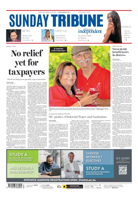 Cover of Sunday Tribune