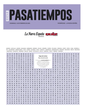 Cover of Pasatiempos | La Nueva España