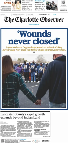 Cover of The Charlotte Observer (Sunday)