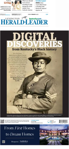 Cover of Lexington Herald-Leader (Sunday)