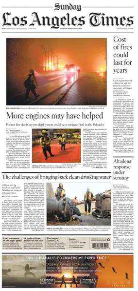 Cover of Los Angeles Times (Sunday)