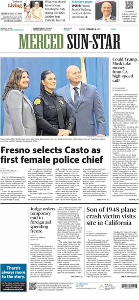 Cover of Merced Sun-Star (Saturday)