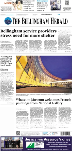 Cover of The Bellingham Herald (Sunday)