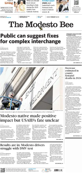 Cover of The Modesto Bee (Sunday)