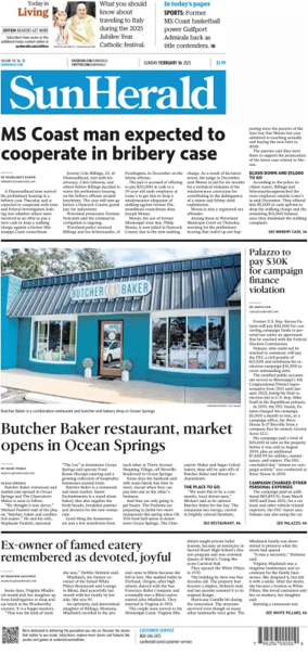 Cover of The Sun Herald (Sunday)