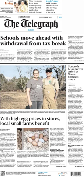 Cover of The Telegraph (Macon) (Sunday)