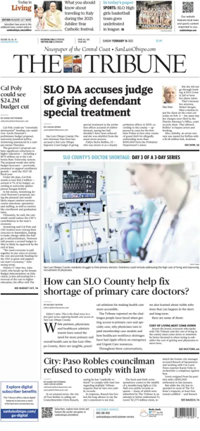 Cover of The Tribune (SLO) (Sunday)