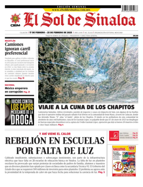 Cover of El Sol de Sinaloa