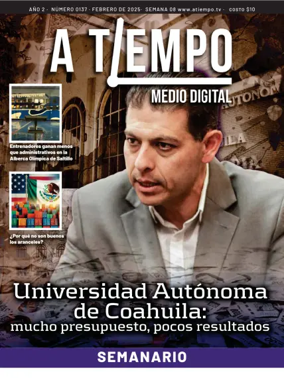 Cover of Semanario A Tiempo