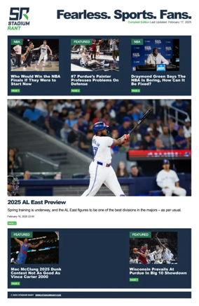 Cover of Stadium Rant