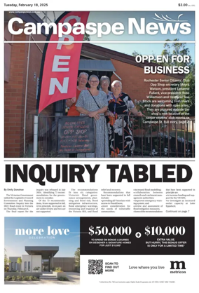 Cover of Campaspe News