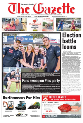 Cover of Warragul & Drouin Gazette