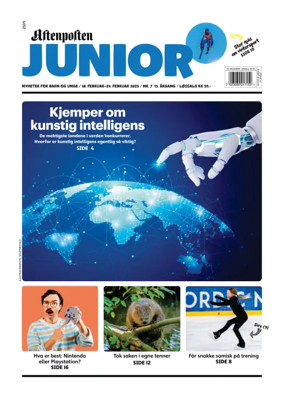 Cover of Aftenposten Junior