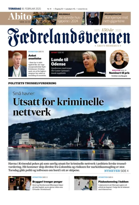 Cover of Faedrelandsvennen